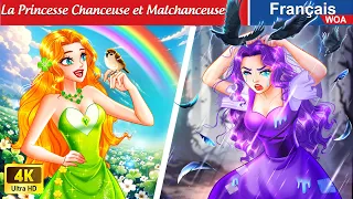 La Princesse Chanceuse et Malchanceuse 🍀🌈 LUCKY vs UNLUCKY 🌛 Fairy Tales | WOA - French Fairy Tales