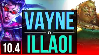 VAYNE vs ILLAOI (TOP) | NA Challenger | v10.4