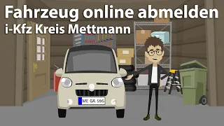 Fahrzeug online abmelden (i-Kfz Kreis Mettmann)