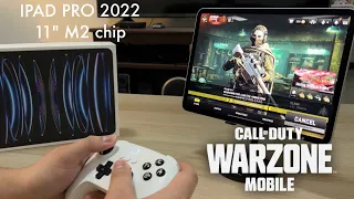 Unboxing Ipad Pro 11" 2022 Model with M2 Chip - Is it still worth it? Game Test with Warzone Mobile