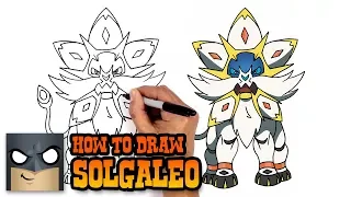 How to Draw Pokemon | Solgaleo | Step by Step