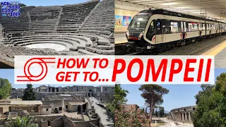 HOW TO GET TO POMPEII / CIRCUMVESUVIANA NAPOLI / ITALIAN TRAIN TRIP REPORT