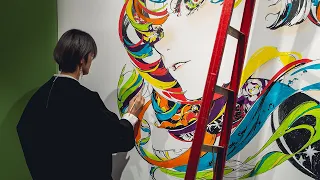 Yoneyama Mai Live Drawing at Kinokuniya Atlanta - Day 2