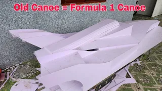 I Repaired Scrap Jetski into Canoe Like a Strange F1 Car Part 1