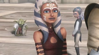 Star Wars: The Clone Wars - Yoda's vision of dying Ahsoka Tano & world without war [1080p]