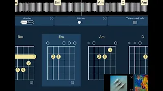 chords "now and then - The Beatles (acordes guitar)