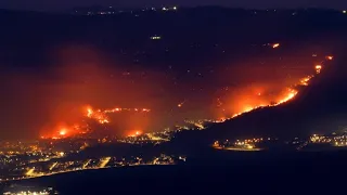 Waldbrände durch Hizbullah-Beschuss in Israel
