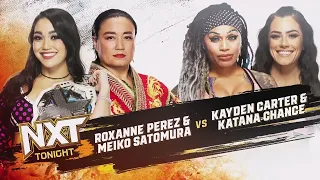 Roxanne Perez & Meiko Satomura VS Kayden Carter & Katana Chance 1/2