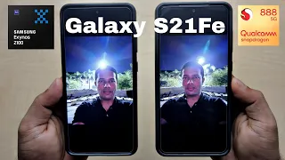 Galaxy S21Fe Snapdragon 888 VS Galaxy S21Fe Exynos 2100 Low Light Camera Comparison | Photo & Videos