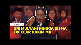 Hakim MK Cecar Menteri Sri Mulyani, Airlangga hingga Risma di Sidang Sengketa Pilpres 2024