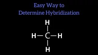 EASY Method to Find the Hybridization of an Atom | Chemistry |