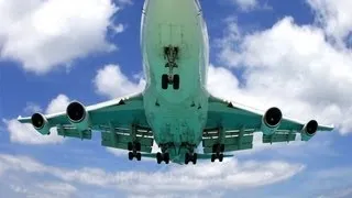 IS THIS JET TOO LOW ? KLM _747_  St Maarten ► Maho Beach !