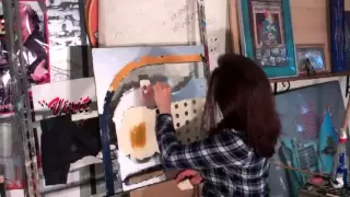 Reverse Glass Painting