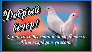 💝ДОБРЫЙ ВЕЧЕР  ПОЖЕЛАНИЯ от меня Доброго Вечера  МОЙ ДРУГ с Добрым Вечером, Трогательно до слез!