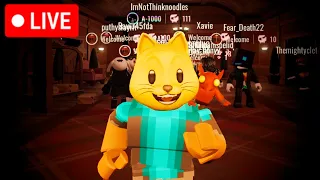 PLAYING ROBLOX DOORS WITH FANS!