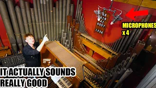 WIRING MICROPHONES INTO THE CHURCH ORGAN