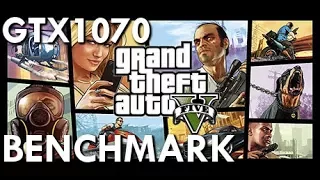 GTA V + GTX1070 Benchmark (Max/Ultra Settings) (Specs in Description)