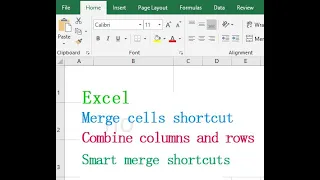 How to merge cells in Excel (Merge and Center, Across, shortcut, combine columns and rows)