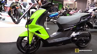 2015 Peugeot Speedfight 4 50 2T LC Scooter - Walkaround - 2014 EICMA Milan Motorcycle Exhibition