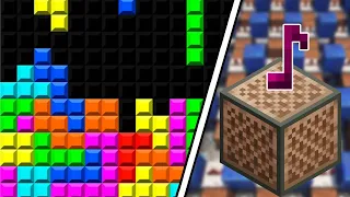 ♫ Tetris theme (Tetris Soundtrack) Nostalgia in Minecraft (NoteBlock Song) cover