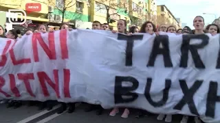 Studentët, në protestë. "Ngelësit", mesazh Ramës e Nikollës: Duam të drejtat tona! | IN TV Albania