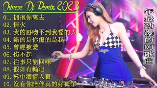 Chinese DJ Remix 2023 🎵 2023最火最热爆DJ歌曲串烧 💖 拥抱你离去 ♪ 情火 ♪ 我的唇吻不到我愛的人 ♪ 錯的是你傷的是我...👍【動態歌詞Lyrics Video】