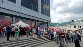 Гомель, 07.06.2020г., пикеты и сборы подписей за кандидатов в президенты.