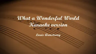 What a Wonderful World (Karaoke version)