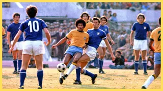 "Furacão" Jairzinho em partida contra a Itália (1973)