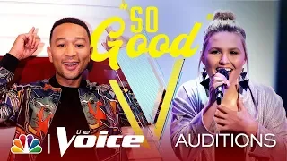 Marybeth Byrd sing "Angel From Montgomery" on The Blind Auditions of The Voice 2019