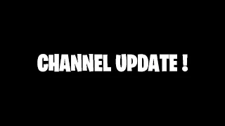 CHANNEL UPDATE,  NEW CHANNEL + GT VIDEOS COMING BACK ?