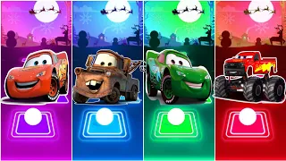 McQueen Monster Car 🆚 Monster Mater Car 🆚 McQueen Green Car 🆚 McQueen Car 🎶- Who is Best?