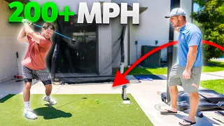 Bryson DeChambeau helps me break my ball speed record | Full Speed Training Session