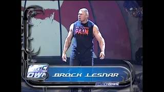 Brock Lesnar Makes A Request After No Way Out | SmackDown! Feb 19, 2004