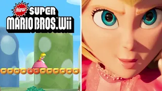 The Super Mario Bros. Movie Princess Peach Training Course Clip Recreated in Super Mario Bros.Wii