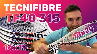 Обзор ракеток Tecnifibre TF40 315 2022 (16x19 и 18х20)