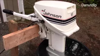 15 hp Johnson Seahorse Outboard Walk through, test run, tips and tricks