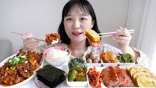 My Husband’s Home Foods Real Sound Mukbang🍚🤍 Korean Home Meals Eating Show ASMR