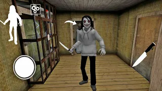 Playing as Jeff The Killer in Granny Chapter Two | Granny 2 Mod Menu
