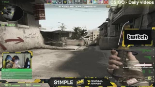 CS:GO - BEST OF s1mple playing MM on Dust 2 ( 32 KILLS )