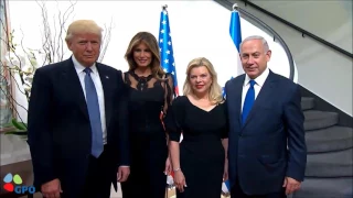 PM Netanyahu and Mrs Sara Netanyahu Host US President Trump and First Lady Melania Trump