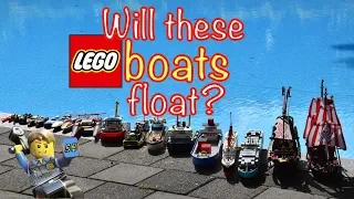 DO THESE LEGO BOATS FLOAT?