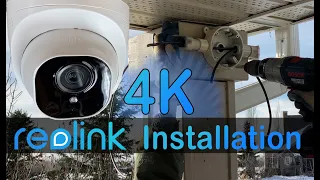 How to install Reolink Security Cameras Outside