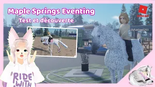 Je test un jeu de chevaux roblox ! 🤔 - [Maple Springs Eventing]