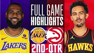 Los Angeles Lakers vs Atlanta Hawks  HIGHLIGHTS 2nd - QTR HD | 2024 NBA season | 3/18/2024