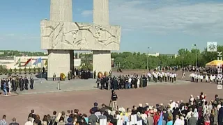 Трансляция праздничных мероприятий с площади Победы в Витебске (09.05.2018)