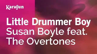 Little Drummer Boy - Susan Boyle & The Overtones | Karaoke Version | KaraFun