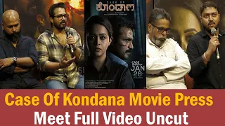 Case Of Kondana Press Meet Full Video Uncut | Vijay Raghavendra | Bhavana Menon | Devi Prasad Shetty