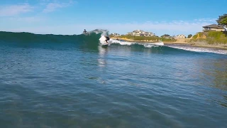 Surfing in Santa Cruz, CA with a GOPRO