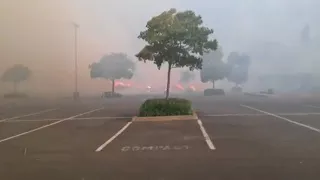 Santa Rosa Fires: Home Depot in Santa Rosa